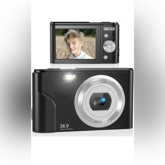 New! Unused! Digital Camera, Camera FHD 1080P 36.0 Mega Pixels Vlogging Camera w - Picture 1 of 15
